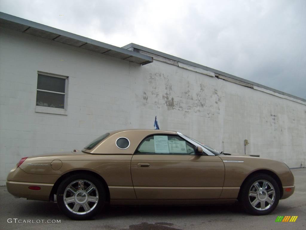 2005 Thunderbird Premium Roadster - Bronze Metallic / Black Ink/Light Sand photo #2