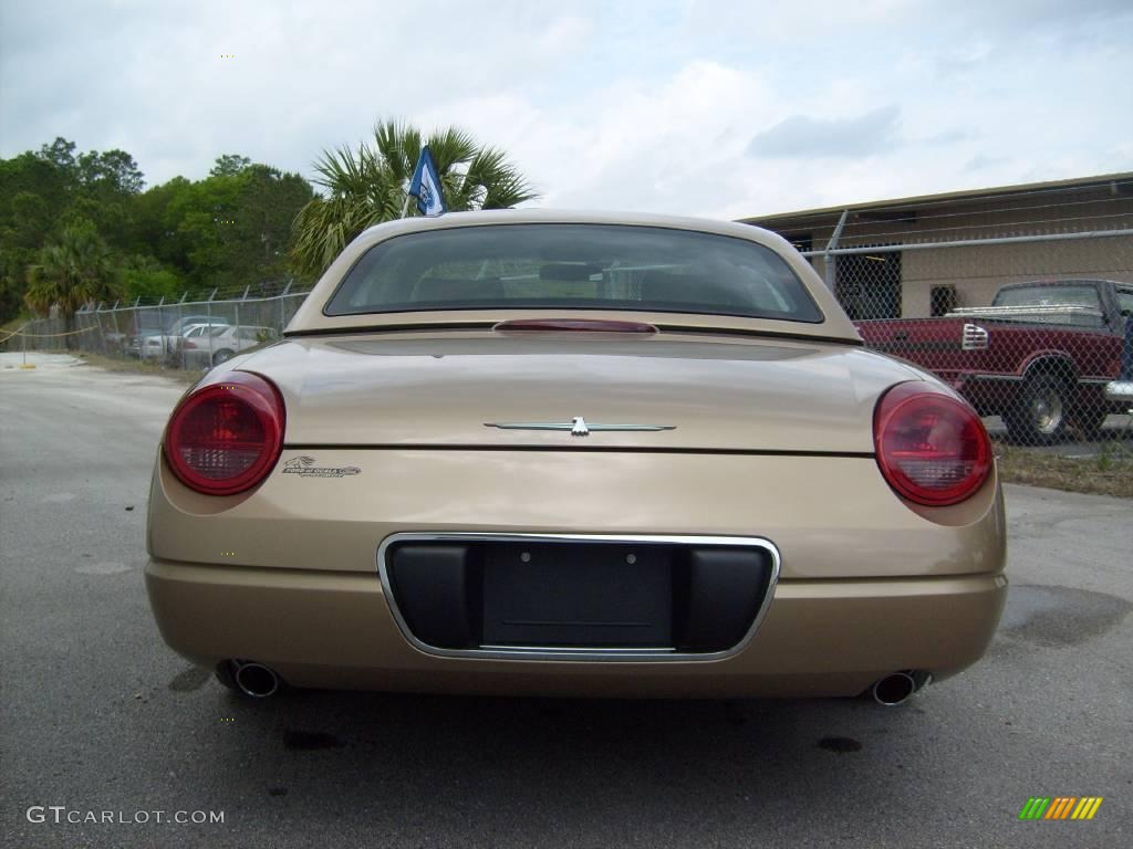 2005 Thunderbird Premium Roadster - Bronze Metallic / Black Ink/Light Sand photo #4