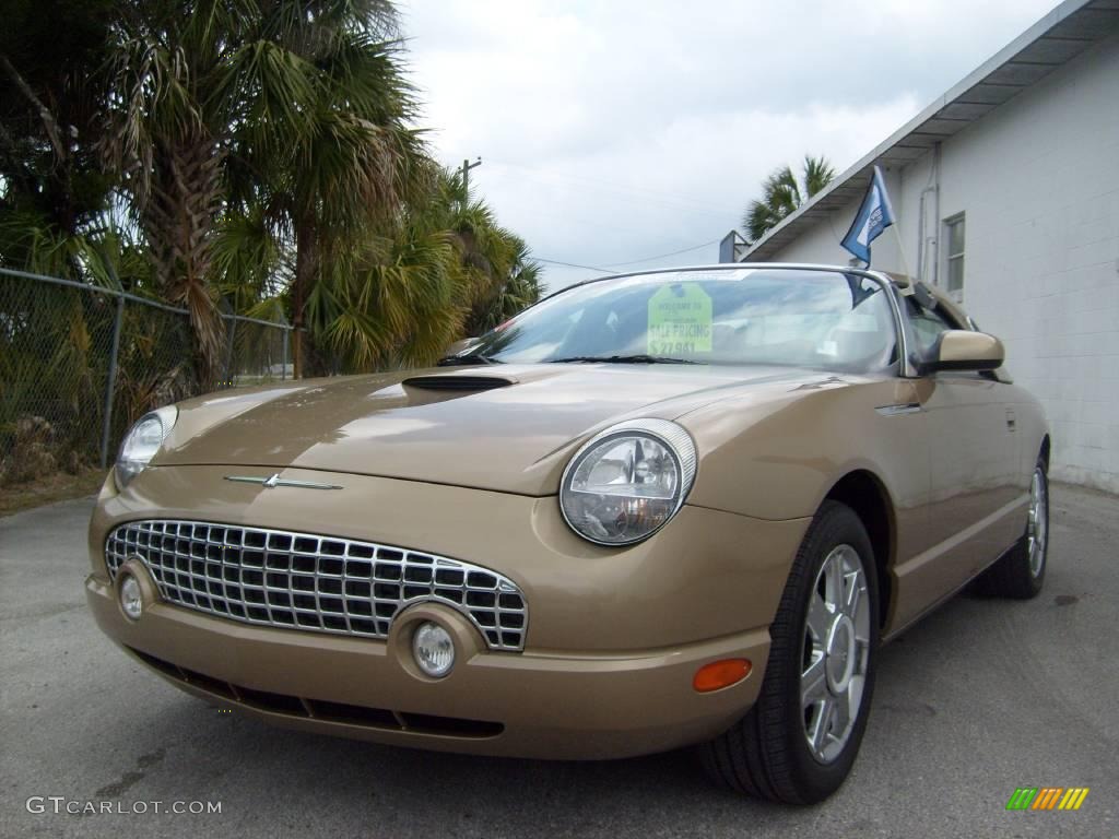 2005 Thunderbird Premium Roadster - Bronze Metallic / Black Ink/Light Sand photo #7