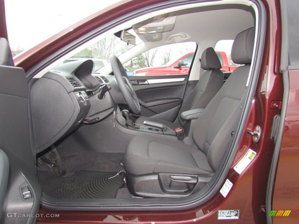 Titan Black Interior 2012 Volkswagen Passat 2.5L S Photo #66312665