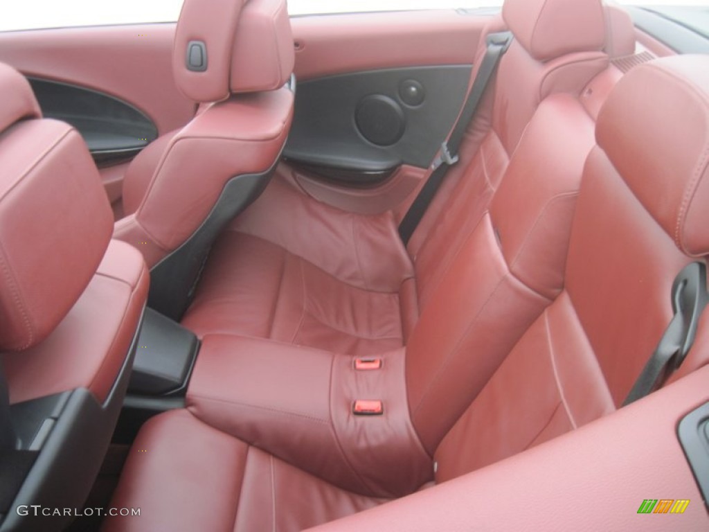 2008 BMW 6 Series 650i Convertible Rear Seat Photo #66312794