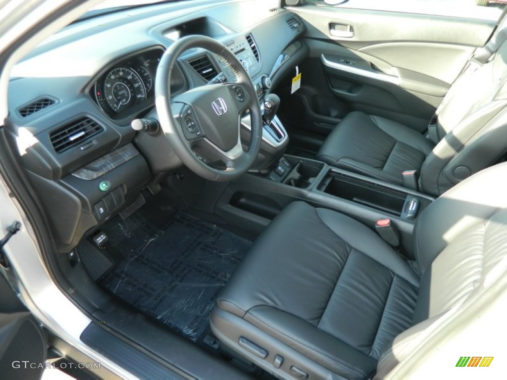 Black Interior 2012 Honda CR-V EX-L 4WD Photo #66312905
