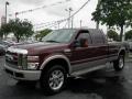 2008 Dark Copper Metallic Ford F350 Super Duty King Ranch Crew Cab 4x4  photo #7