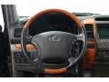 2005 Lexus GX Dark Gray Interior Steering Wheel Photo