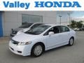 Spectrum White Pearl 2009 Honda Civic Hybrid Sedan