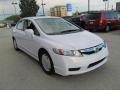 2009 Spectrum White Pearl Honda Civic Hybrid Sedan  photo #5