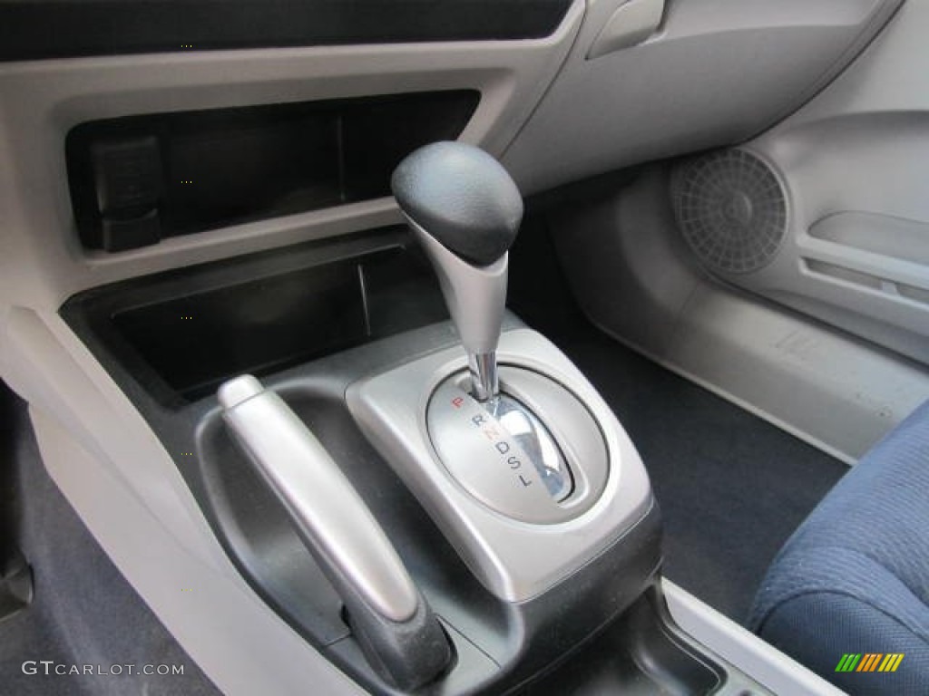 2009 Civic Hybrid Sedan - Spectrum White Pearl / Blue photo #12