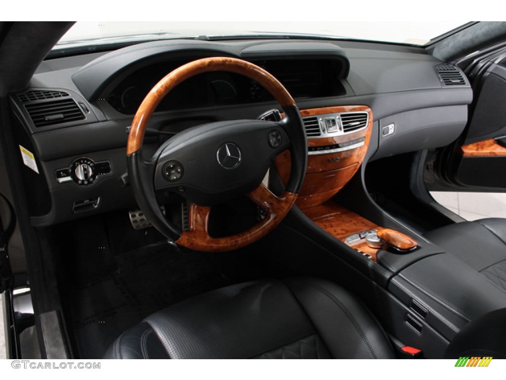 Black Interior 2008 Mercedes-Benz CL 65 AMG Photo #66314652