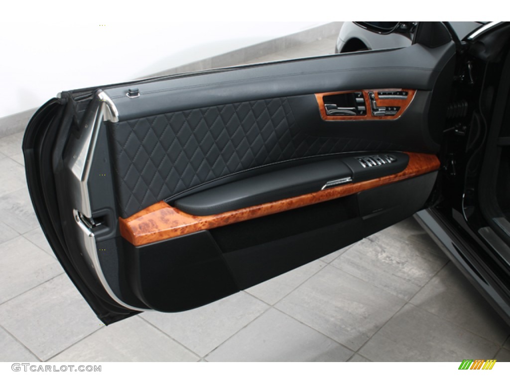 2008 Mercedes-Benz CL 65 AMG Black Door Panel Photo #66314721