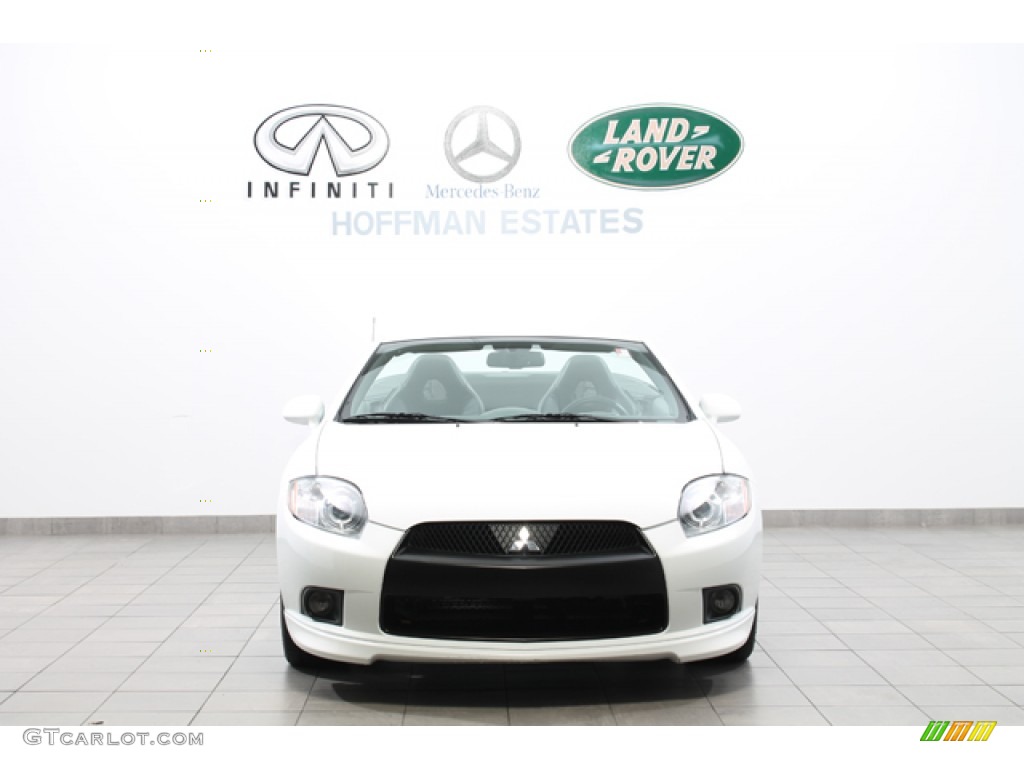 2012 Eclipse Spyder GT - Northstar White / Dark Charcoal photo #3