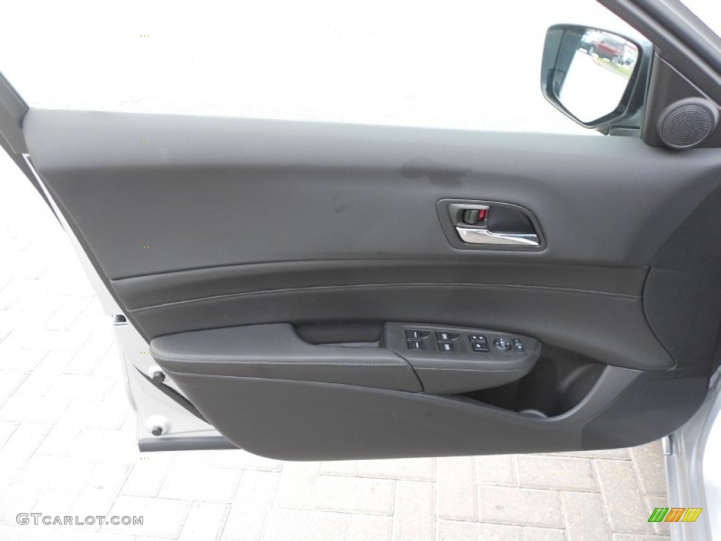 2013 Acura ILX 2.0L Technology Ebony Door Panel Photo #66315639