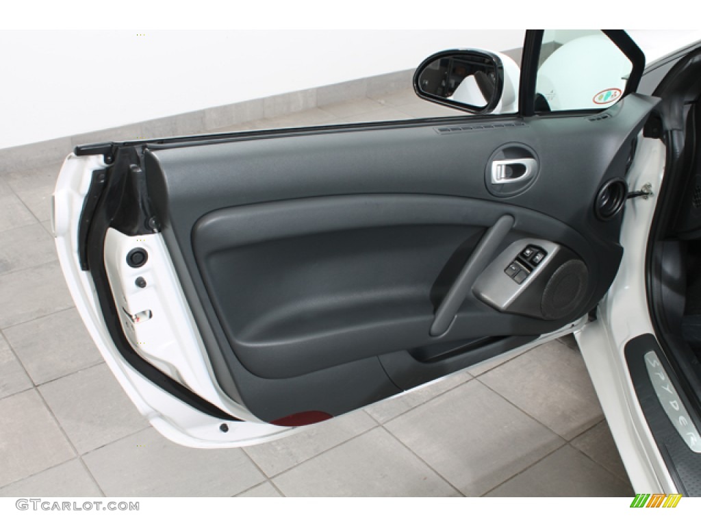 2012 Mitsubishi Eclipse Spyder GT Dark Charcoal Door Panel Photo #66315699