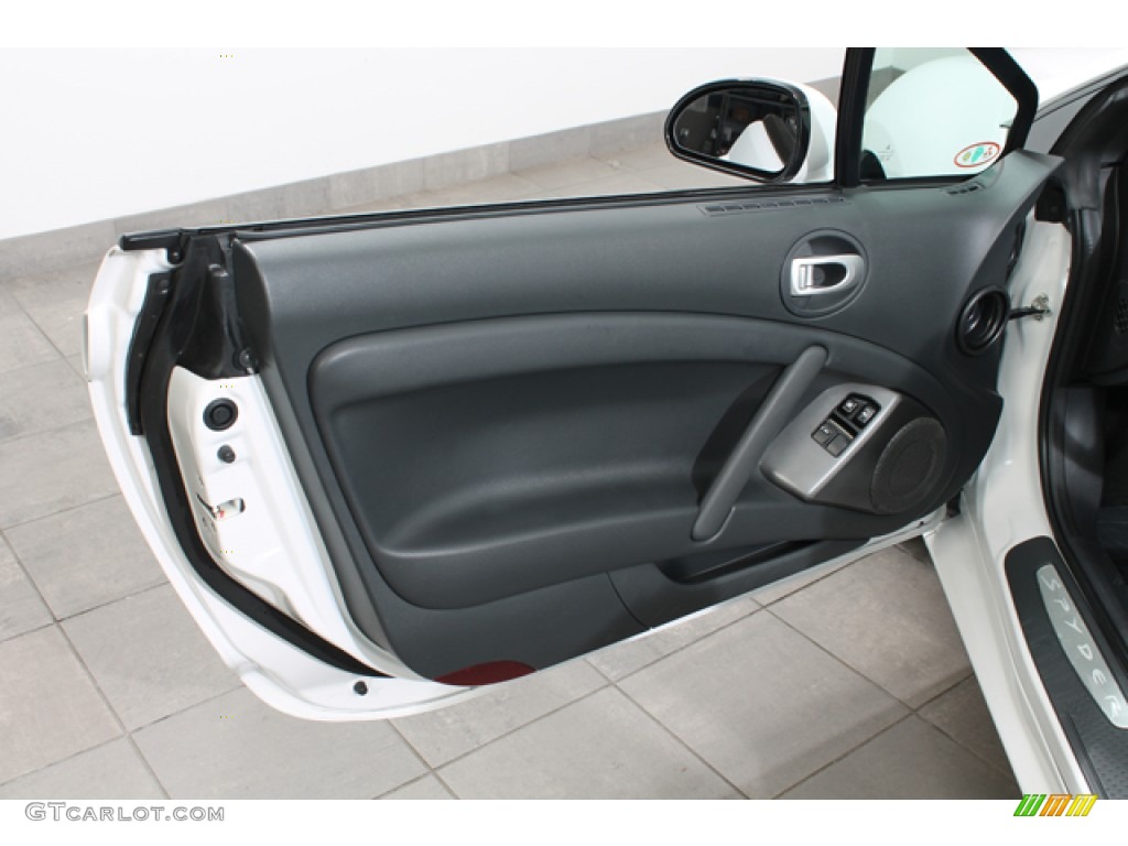 2012 Eclipse Spyder GT - Northstar White / Dark Charcoal photo #14