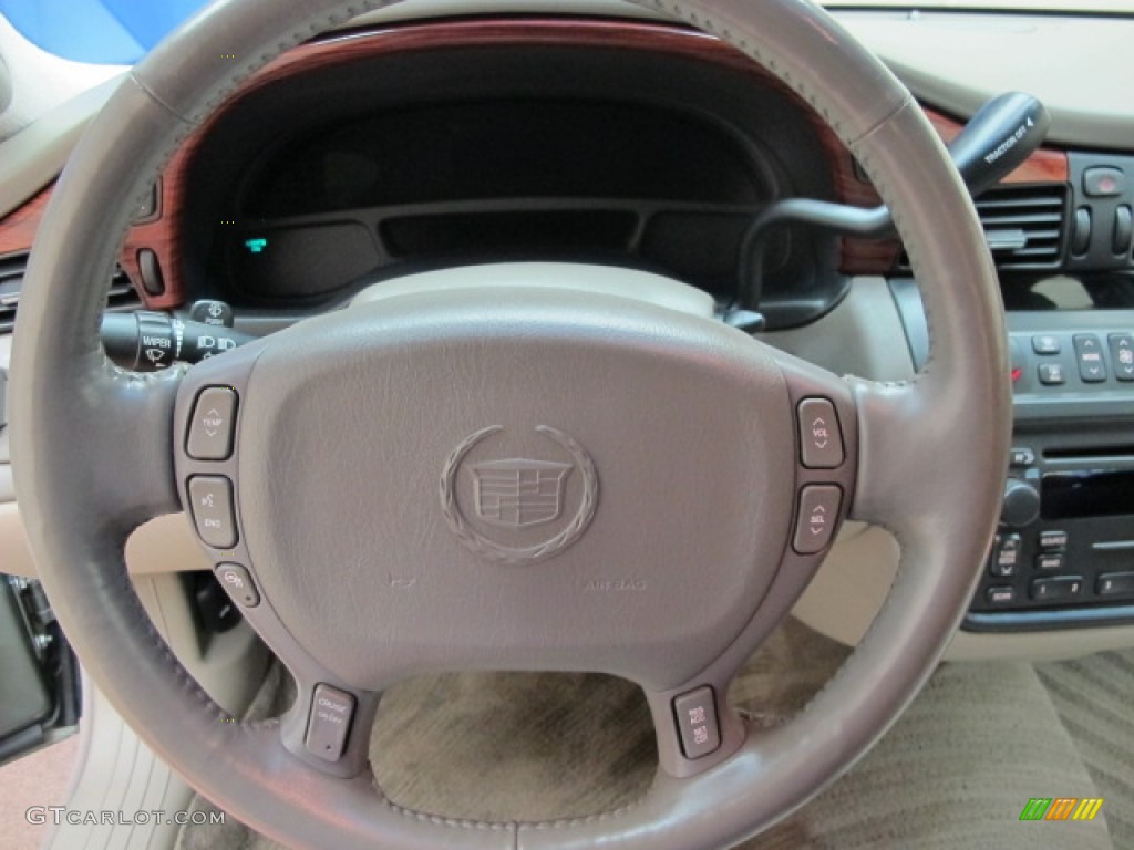 2005 Cadillac DeVille Sedan Dark Gray Steering Wheel Photo #66317466