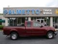 1999 Dark Toreador Red Metallic Ford F150 XLT Extended Cab  photo #1