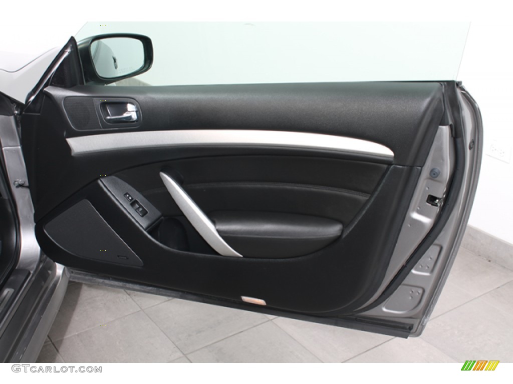 2009 Infiniti G 37 S Sport Coupe Graphite Door Panel Photo #66317973