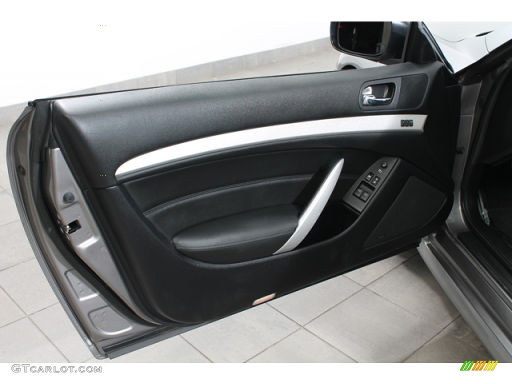 2009 Infiniti G 37 S Sport Coupe Graphite Door Panel Photo #66317979