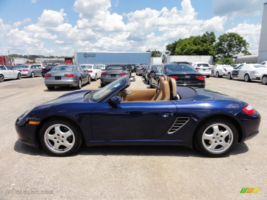 Lapis Blue Metallic 2005 Porsche Boxster Standard Boxster Model Exterior Photo #66318021