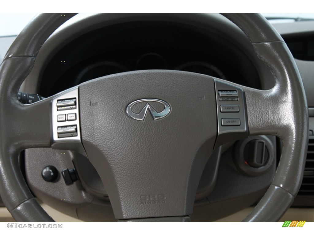 2005 Infiniti G 35 x Sedan Wheat Steering Wheel Photo #66318197