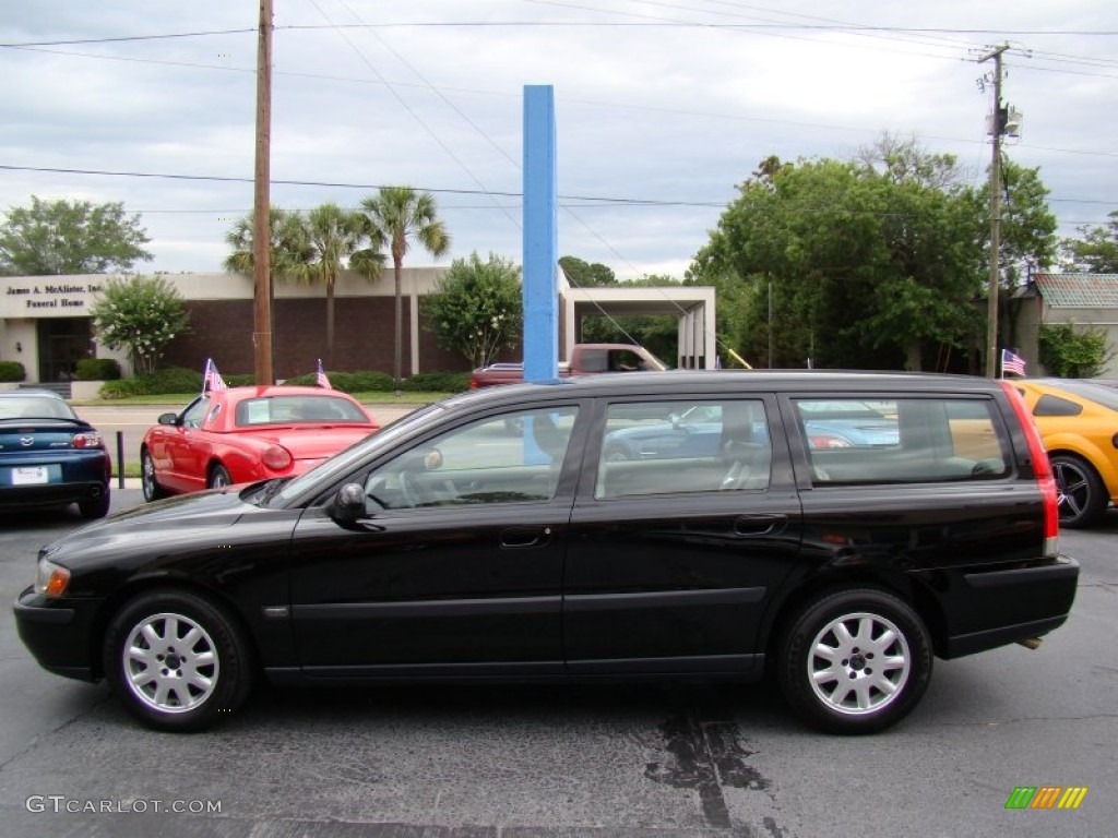 2002 V70 2.4 Wagon - Black / Taupe/Light Taupe photo #5