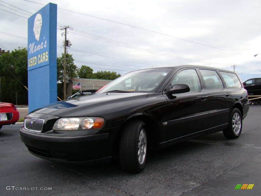 2002 V70 2.4 Wagon - Black / Taupe/Light Taupe photo #31
