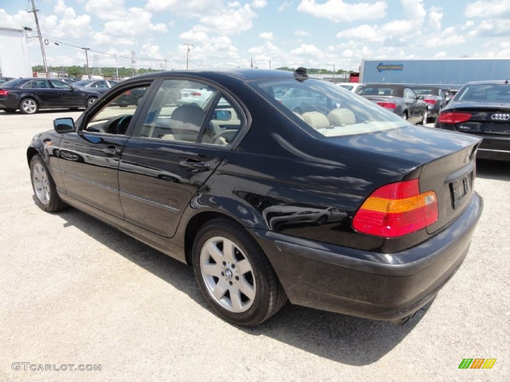 2005 3 Series 325xi Sedan - Jet Black / Sand photo #11