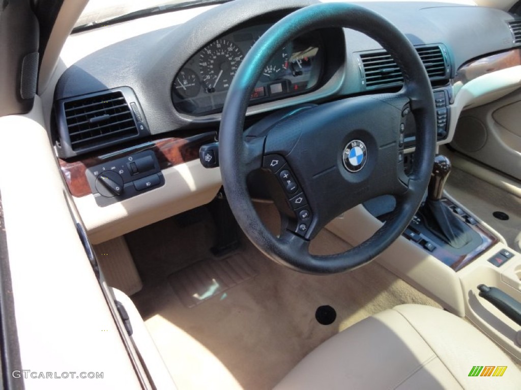 2005 3 Series 325xi Sedan - Jet Black / Sand photo #13