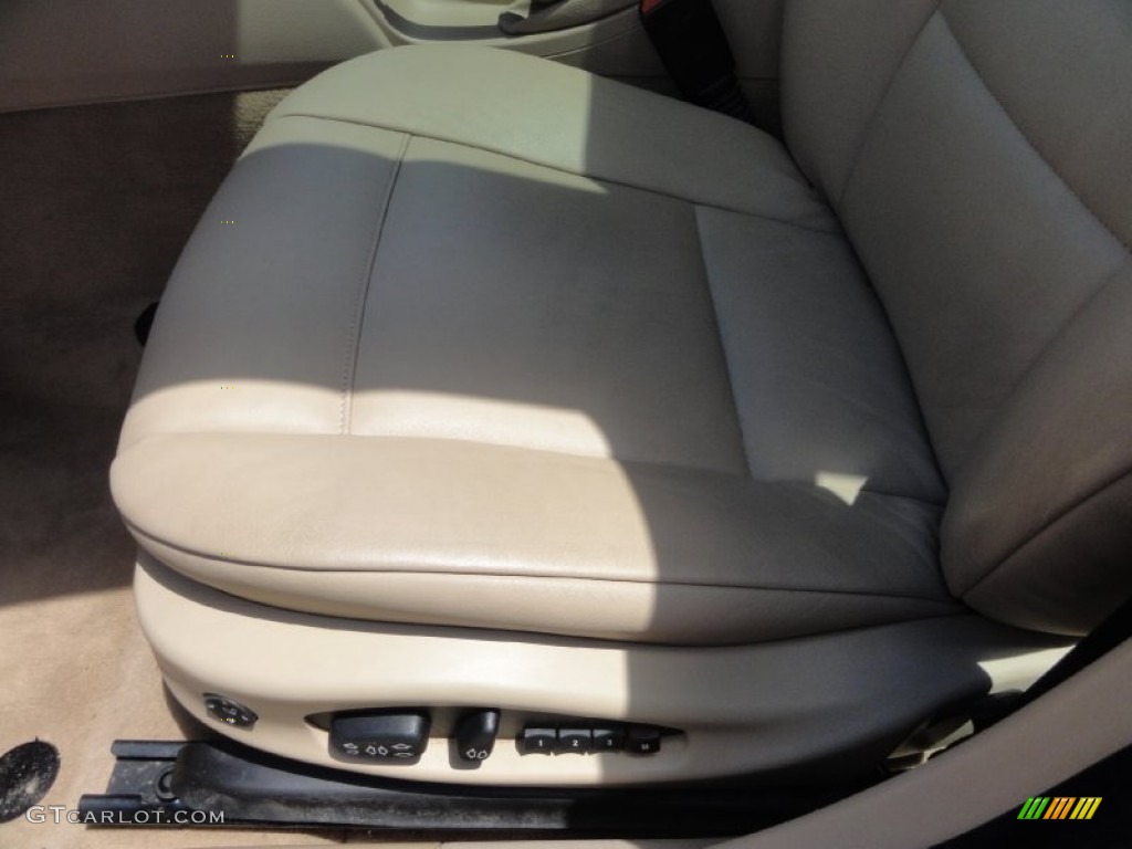 2005 3 Series 325xi Sedan - Jet Black / Sand photo #16