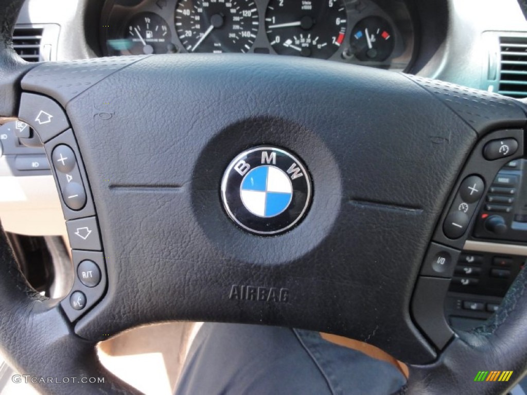 2005 3 Series 325xi Sedan - Jet Black / Sand photo #47