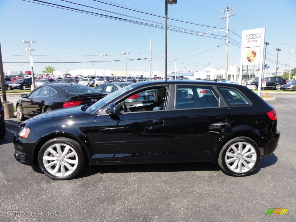 Brilliant Black 2009 Audi A3 2.0T Exterior Photo #66320397
