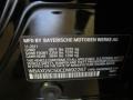 668: Jet Black 2012 BMW 5 Series 528i Sedan Color Code