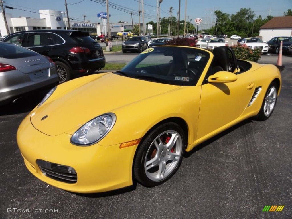 Speed Yellow 2008 Porsche Boxster S Exterior Photo #66321006