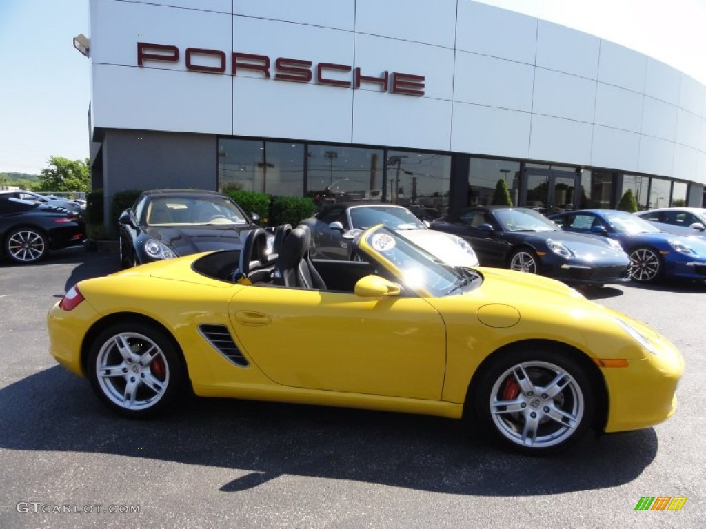 2008 Boxster S - Speed Yellow / Black photo #7