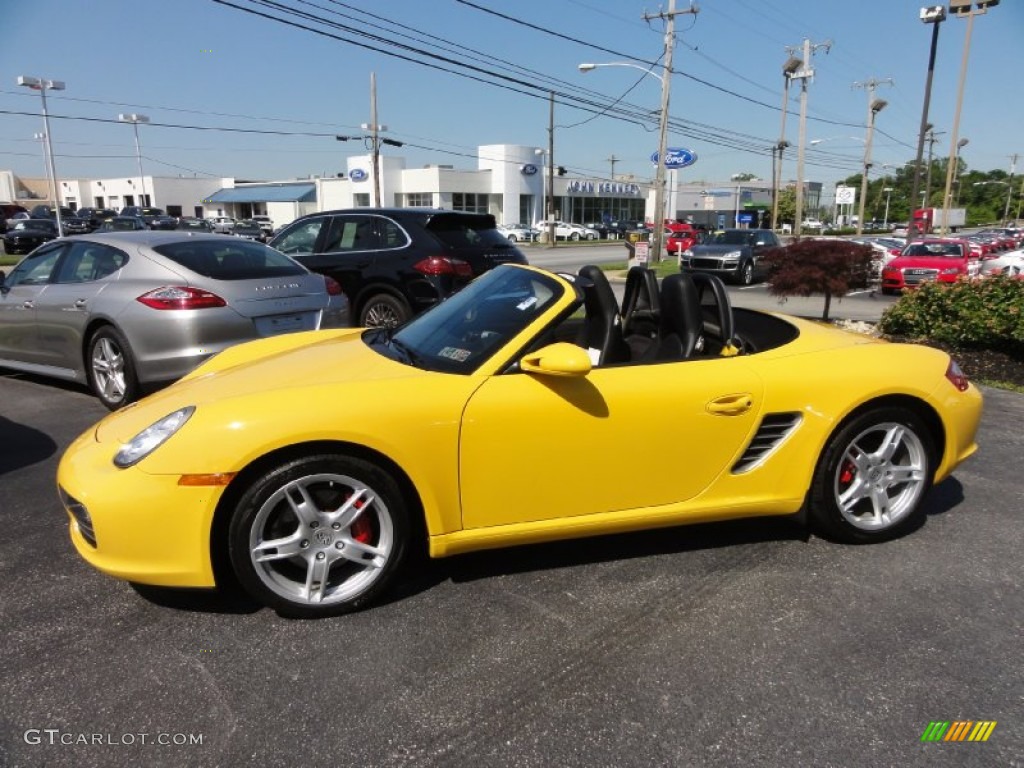 Speed Yellow 2008 Porsche Boxster S Exterior Photo #66321093