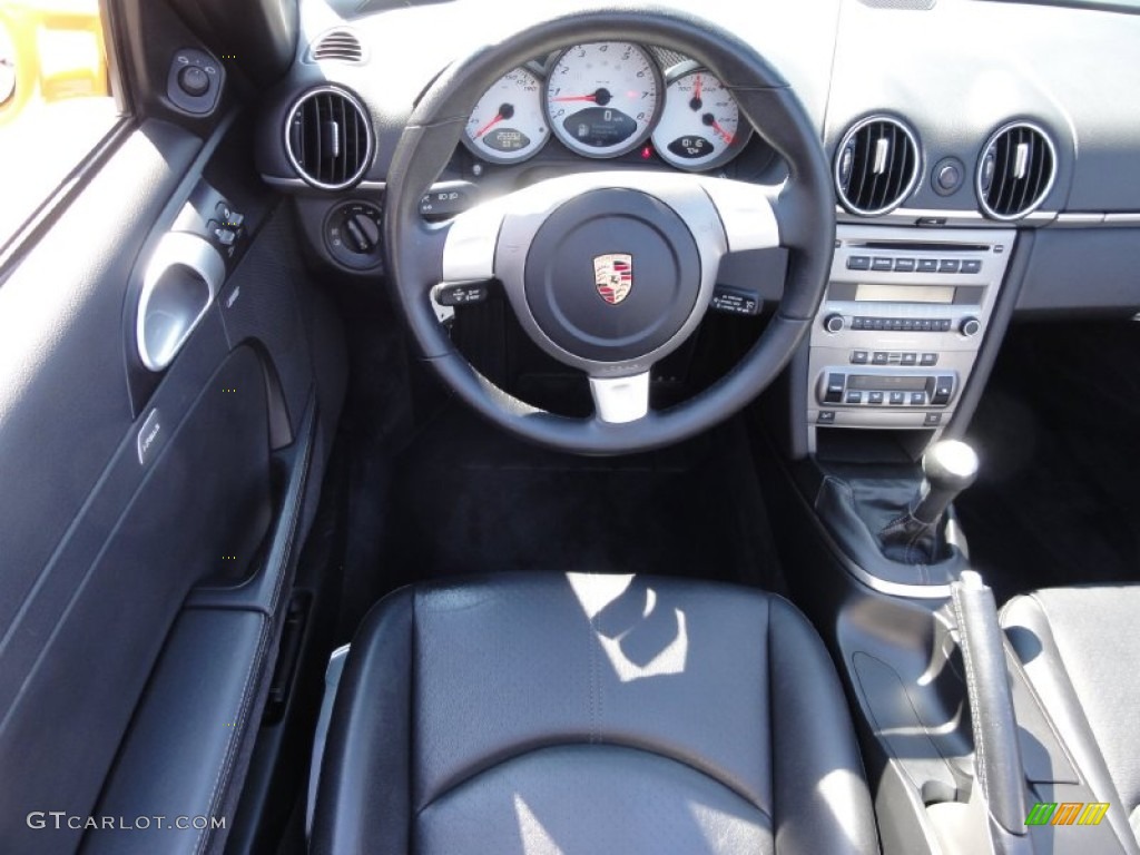 2008 Porsche Boxster S Black Dashboard Photo #66321270