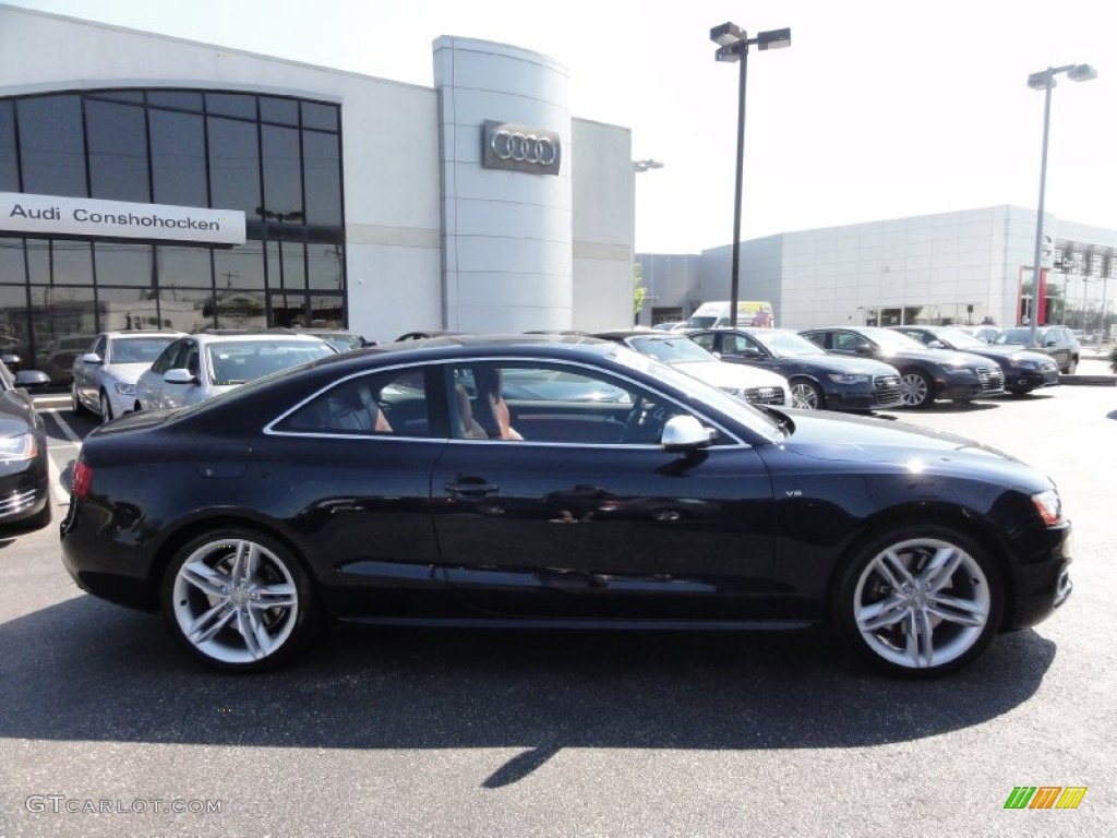 2011 S5 4.2 FSI quattro Coupe - Deep Sea Blue Pearl Effect / Tuscan Brown Milano Leather photo #7