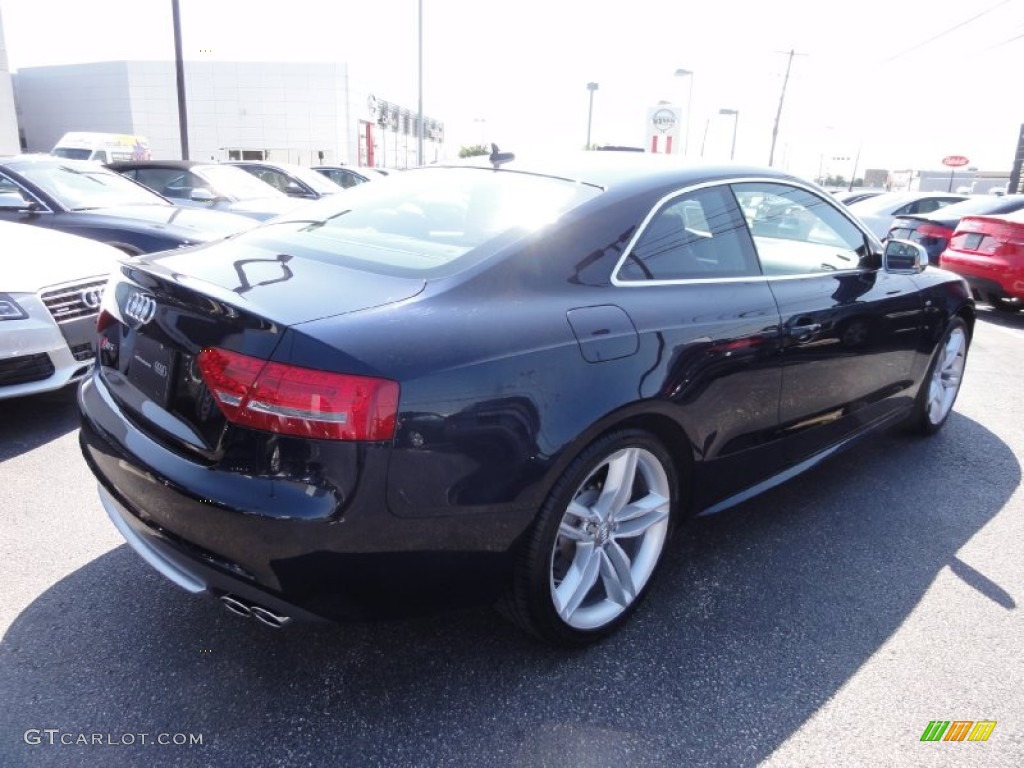 2011 S5 4.2 FSI quattro Coupe - Deep Sea Blue Pearl Effect / Tuscan Brown Milano Leather photo #8
