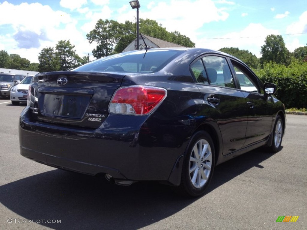 2012 Impreza 2.0i Premium 4 Door - Dark Gray Metallic / Black photo #4