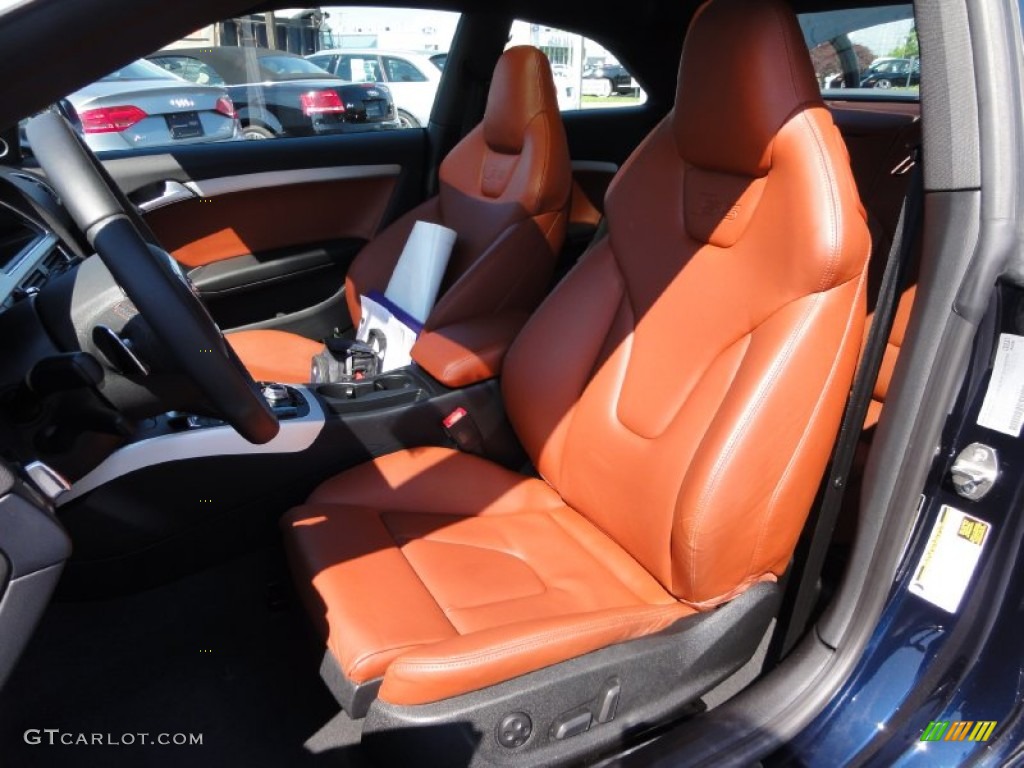 Tuscan Brown Milano Leather Interior 2011 Audi S5 4.2 FSI quattro Coupe Photo #66321506