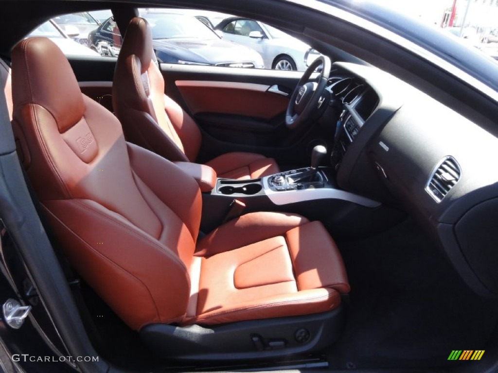 Tuscan Brown Milano Leather Interior 2011 Audi S5 4.2 FSI quattro Coupe Photo #66321534