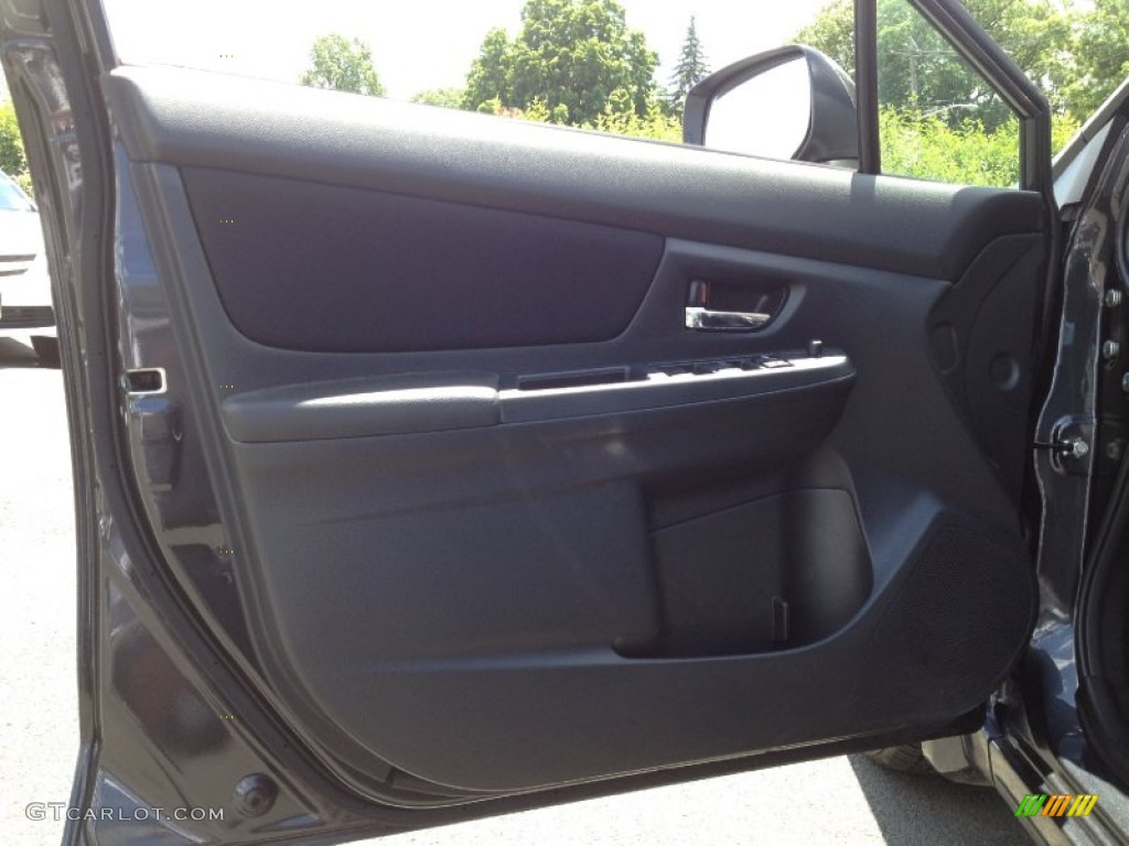 2012 Impreza 2.0i Premium 4 Door - Dark Gray Metallic / Black photo #19
