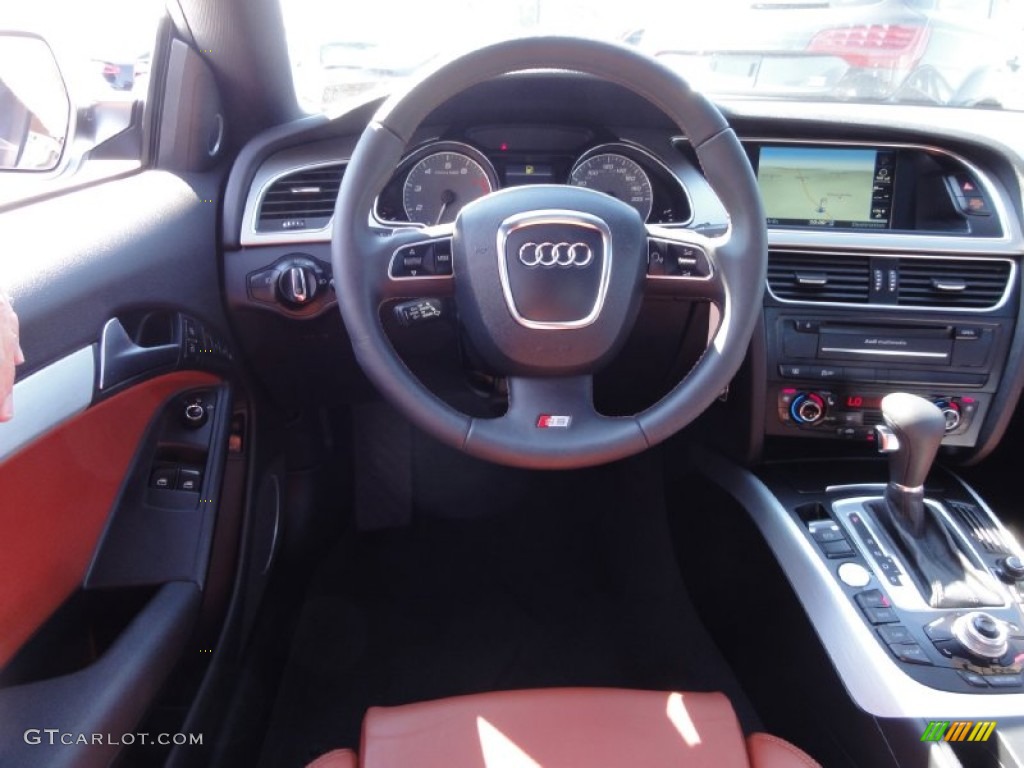 2011 S5 4.2 FSI quattro Coupe - Deep Sea Blue Pearl Effect / Tuscan Brown Milano Leather photo #32
