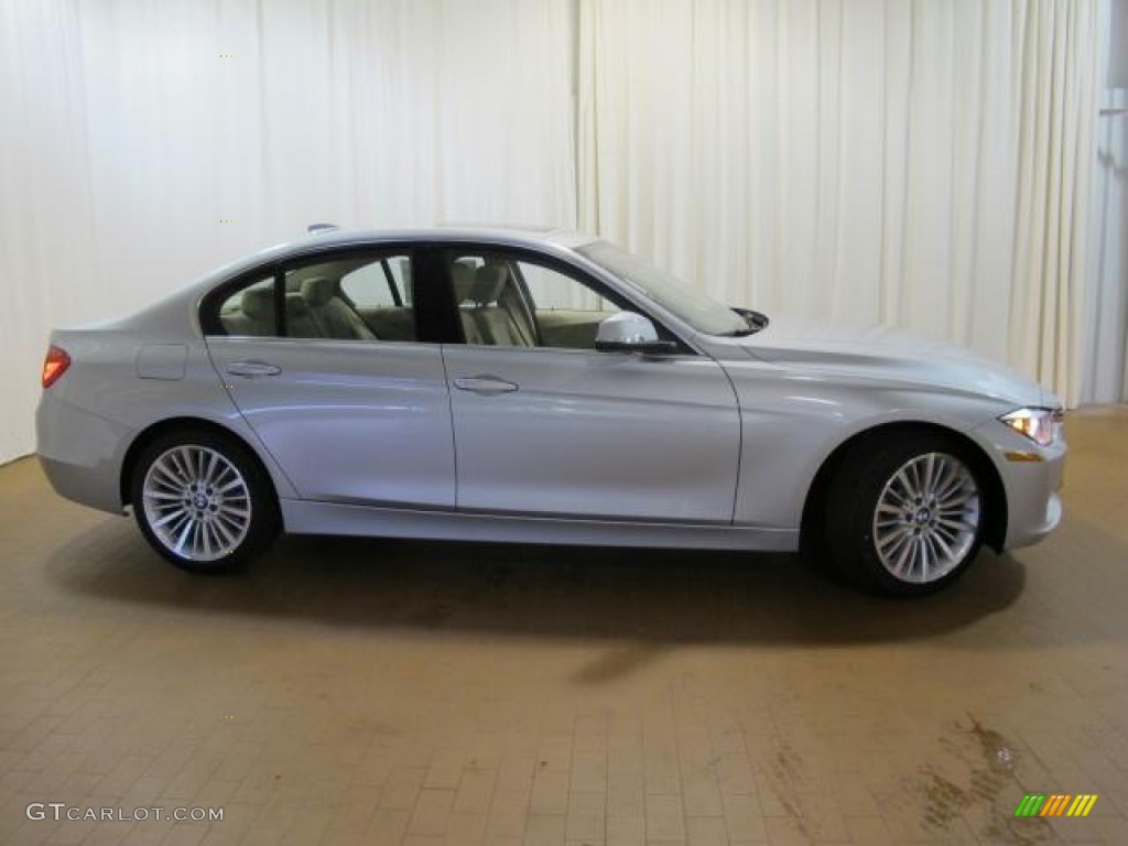 2012 3 Series 328i Sedan - Glacier Silver Metallic / Venetian Beige photo #2