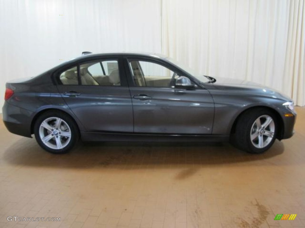 2012 3 Series 328i Sedan - Mineral Grey Metallic / Venetian Beige photo #2
