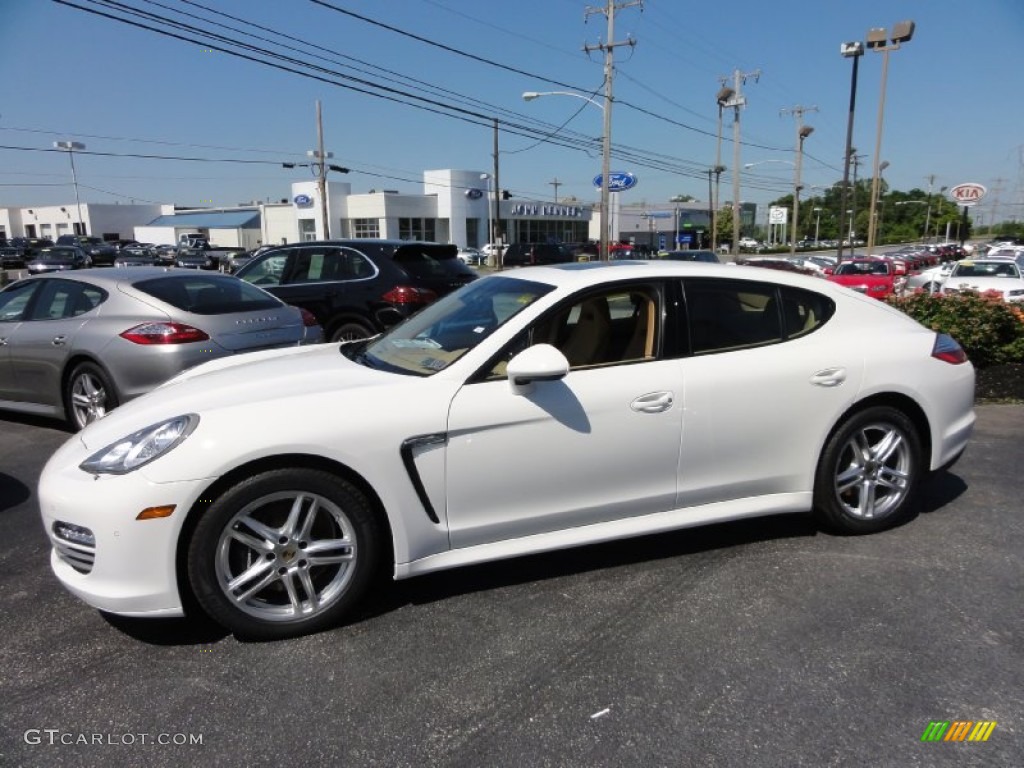 Carrara White 2012 Porsche Panamera 4 Exterior Photo #66322905