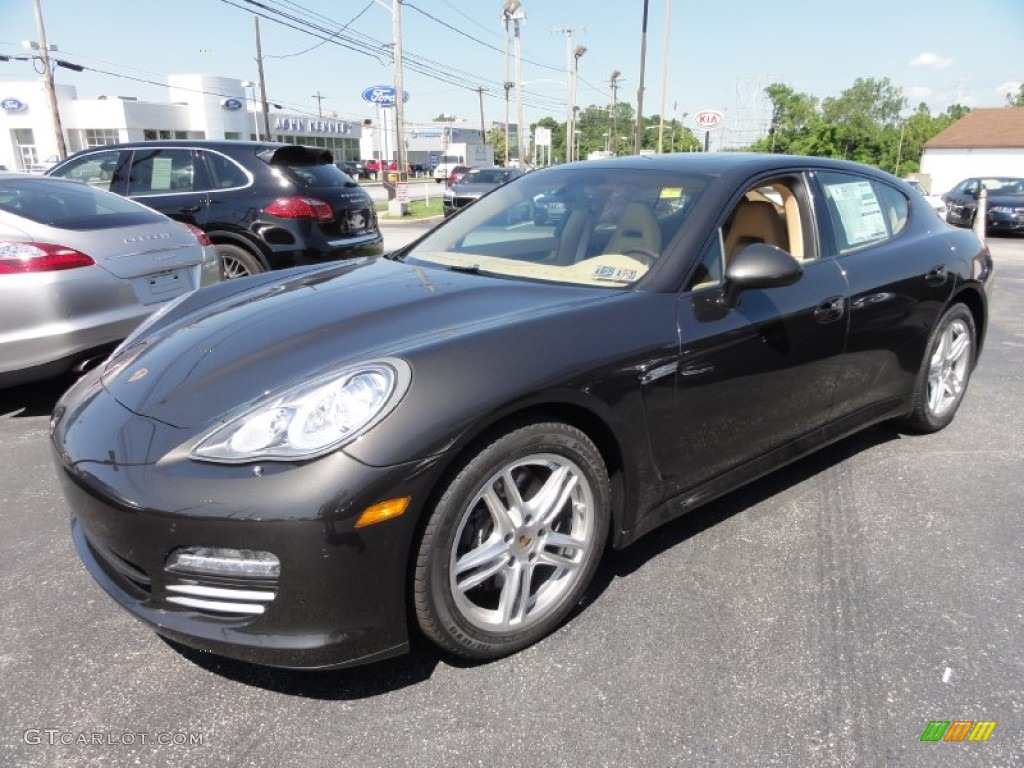 Carbon Grey Metallic 2012 Porsche Panamera 4 Exterior Photo #66323181