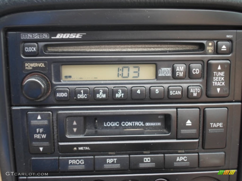 2000 Mazda MX-5 Miata LS Roadster Audio System Photos