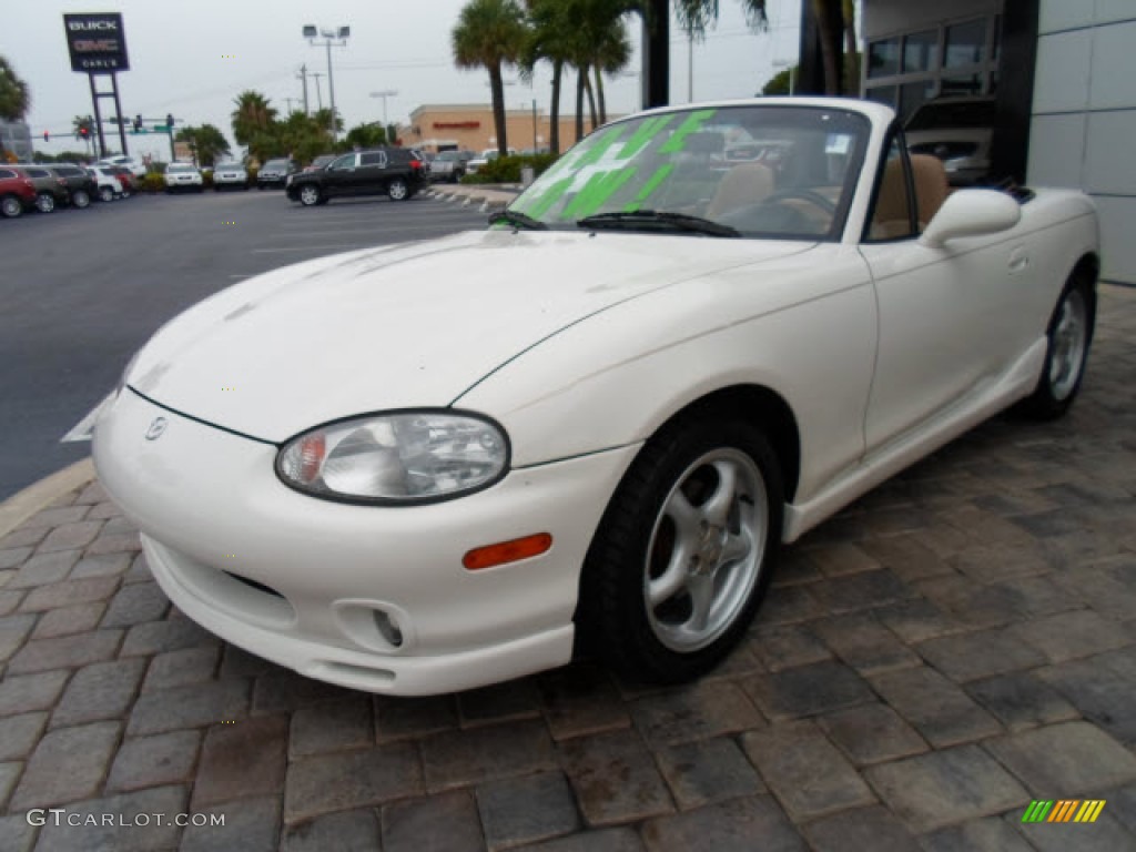 White 2000 Mazda MX-5 Miata LS Roadster Exterior Photo #66325257