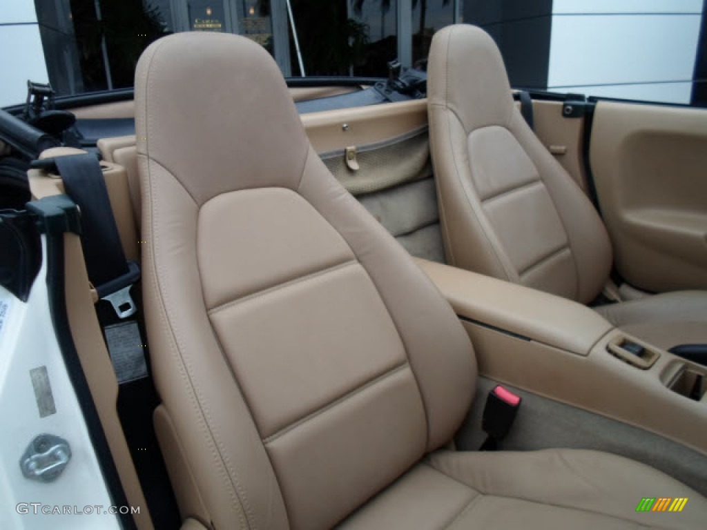 Beige Interior 2000 Mazda MX-5 Miata LS Roadster Photo #66325428