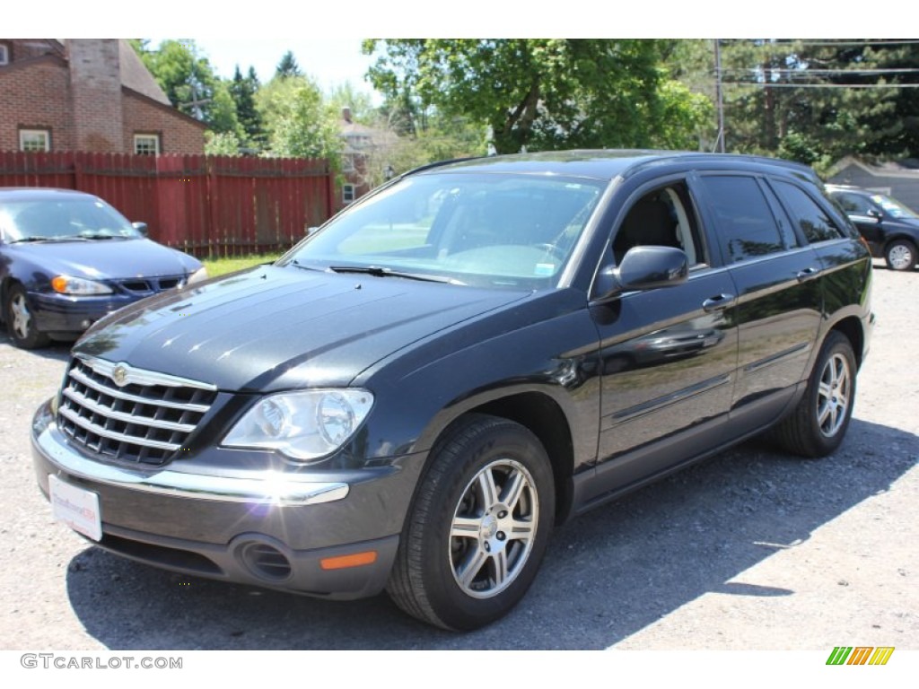 2007 Pacifica Touring - Brilliant Black / Pastel Slate Gray photo #1